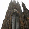 Looking Up at the a Church Tower