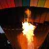 Hot Air Balloon Igniting