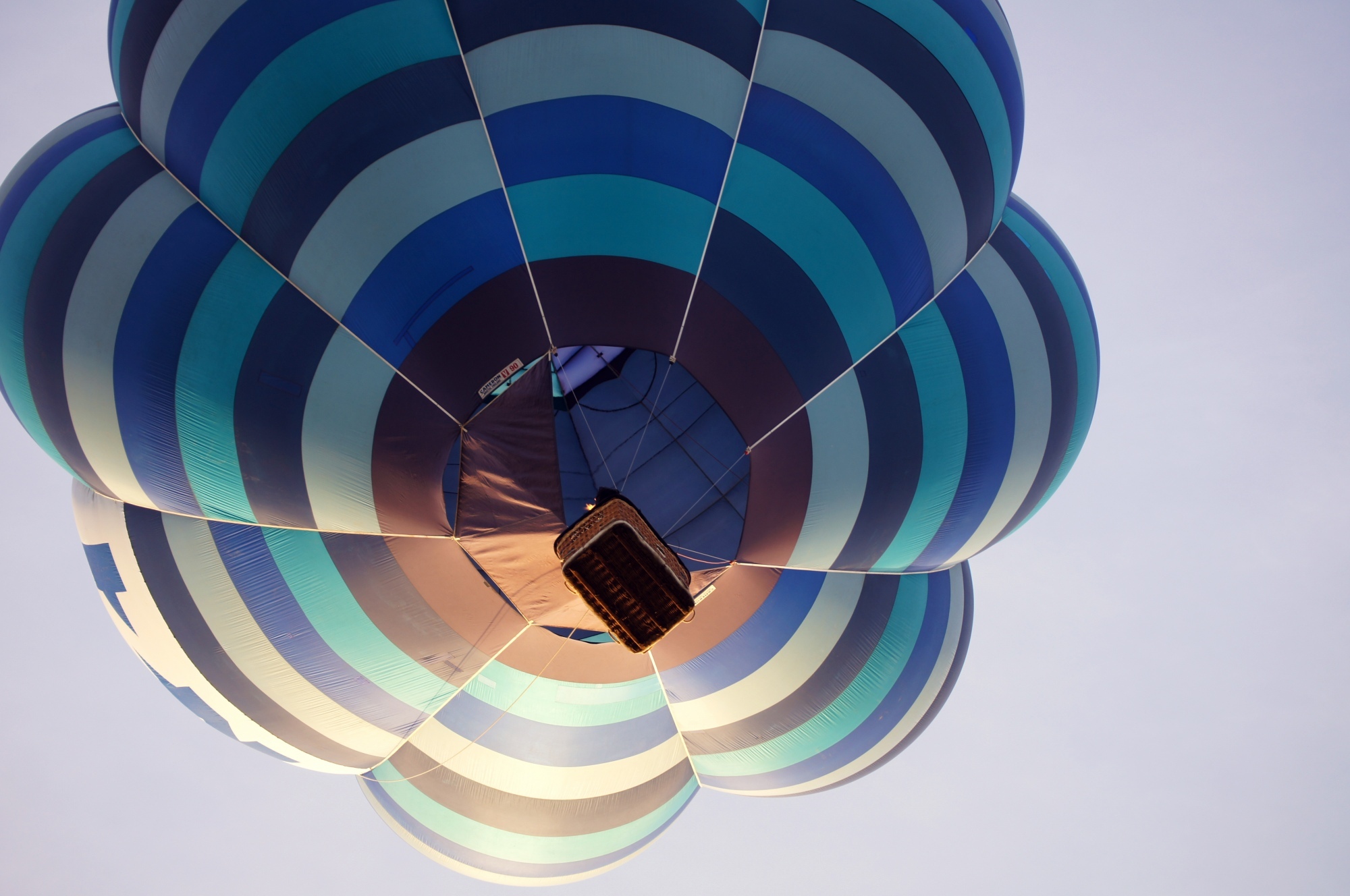 Blue Hot Air Balloon
