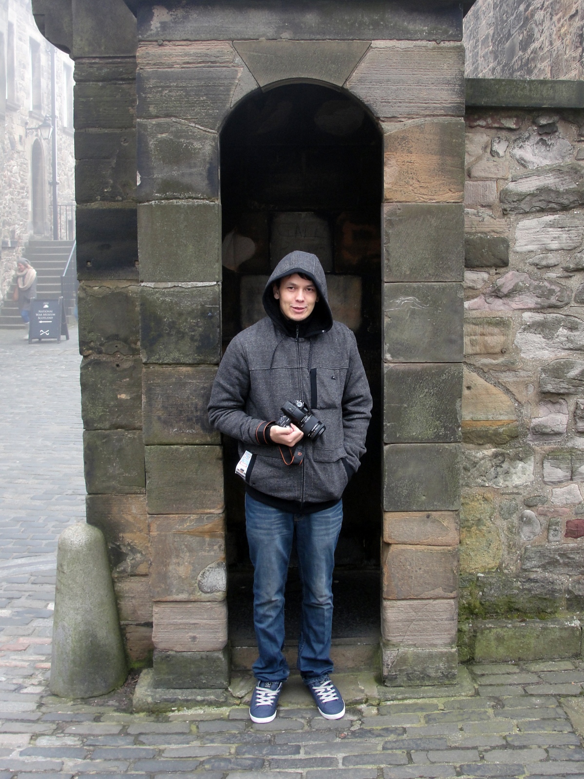 Josh in the Guard Box
