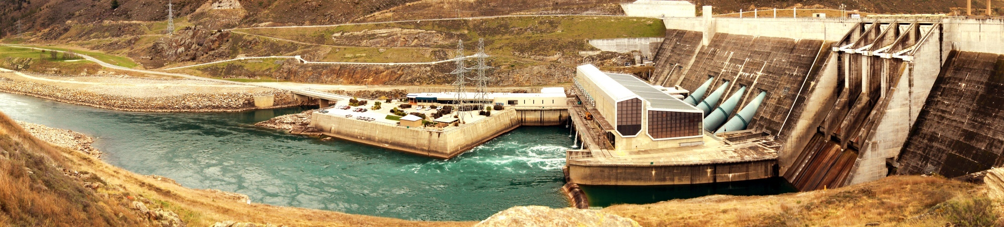 Clyde Dam in the South Island