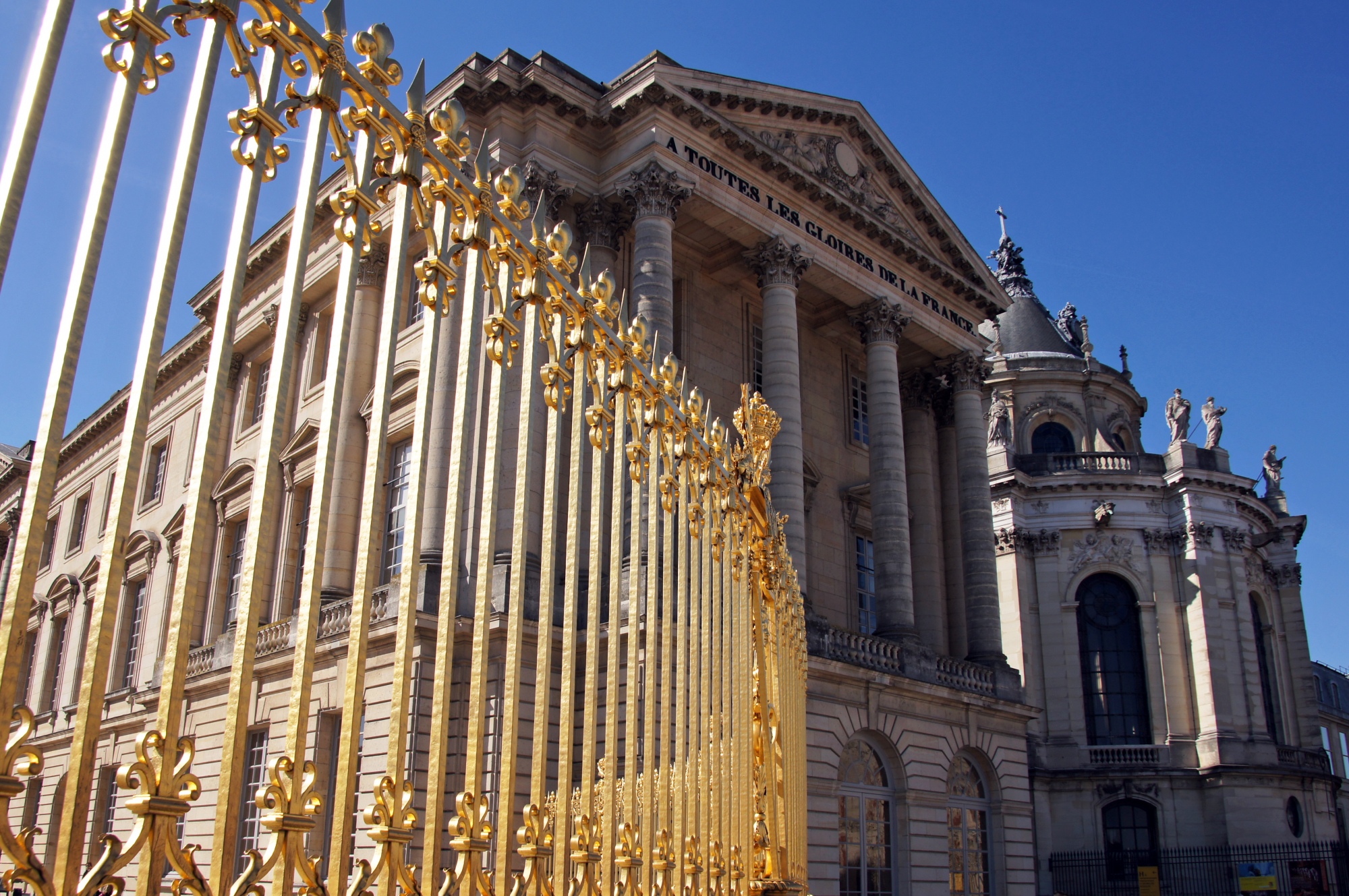 Outside Versailles