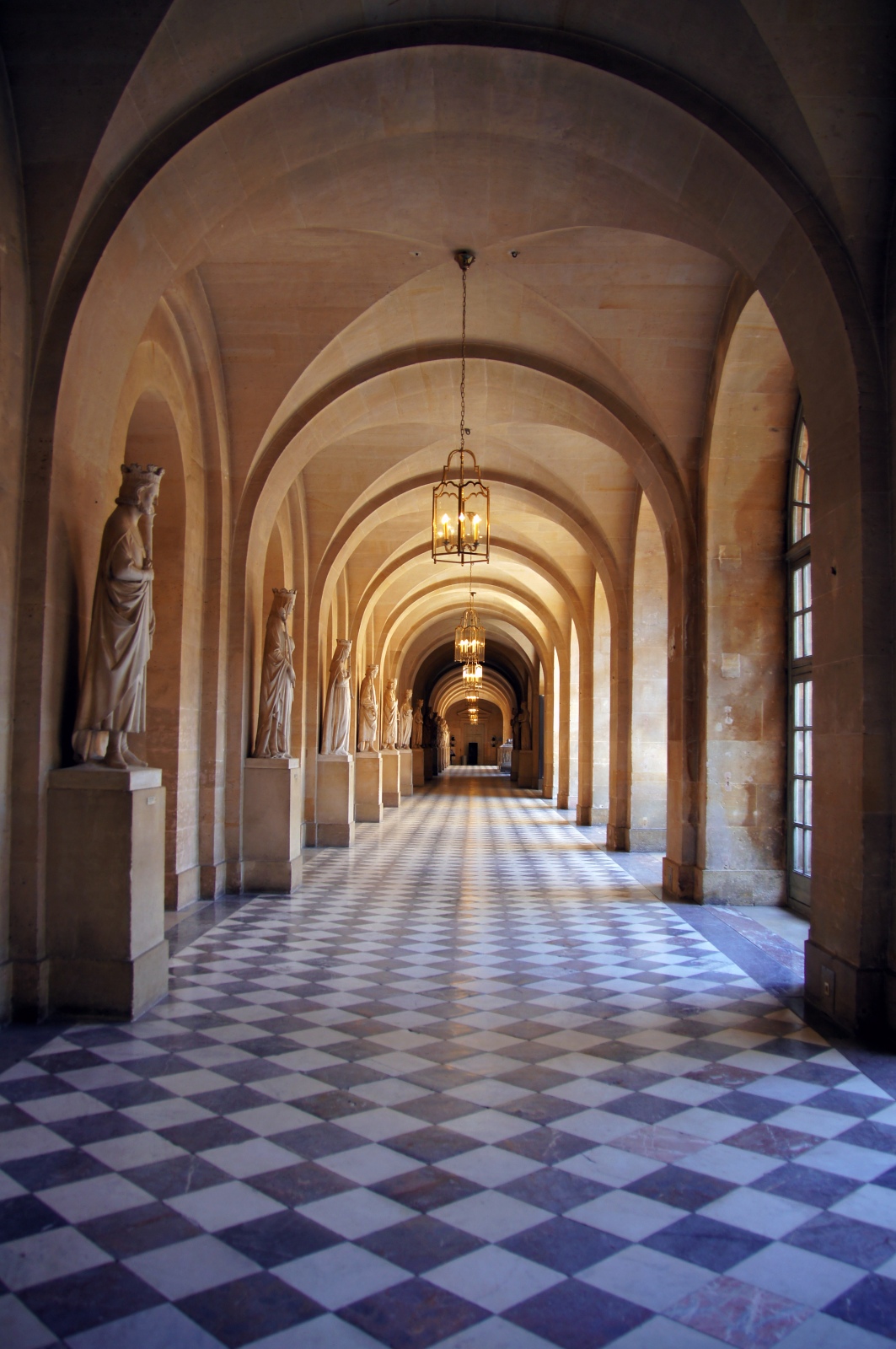 Corridor inside Versailles