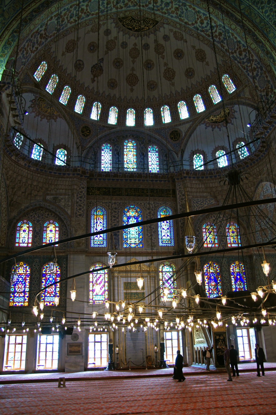 Inside the Blue Mosque