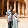 Lisa and Josh in Front of the Treasury