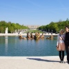 Josh and Lisa Outside Versailles