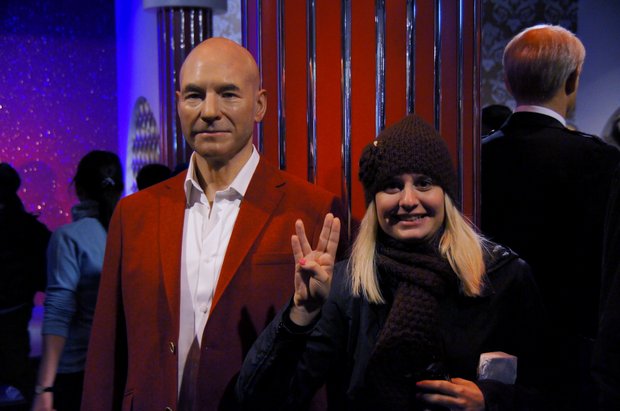 Lisa and Patrick Stewart