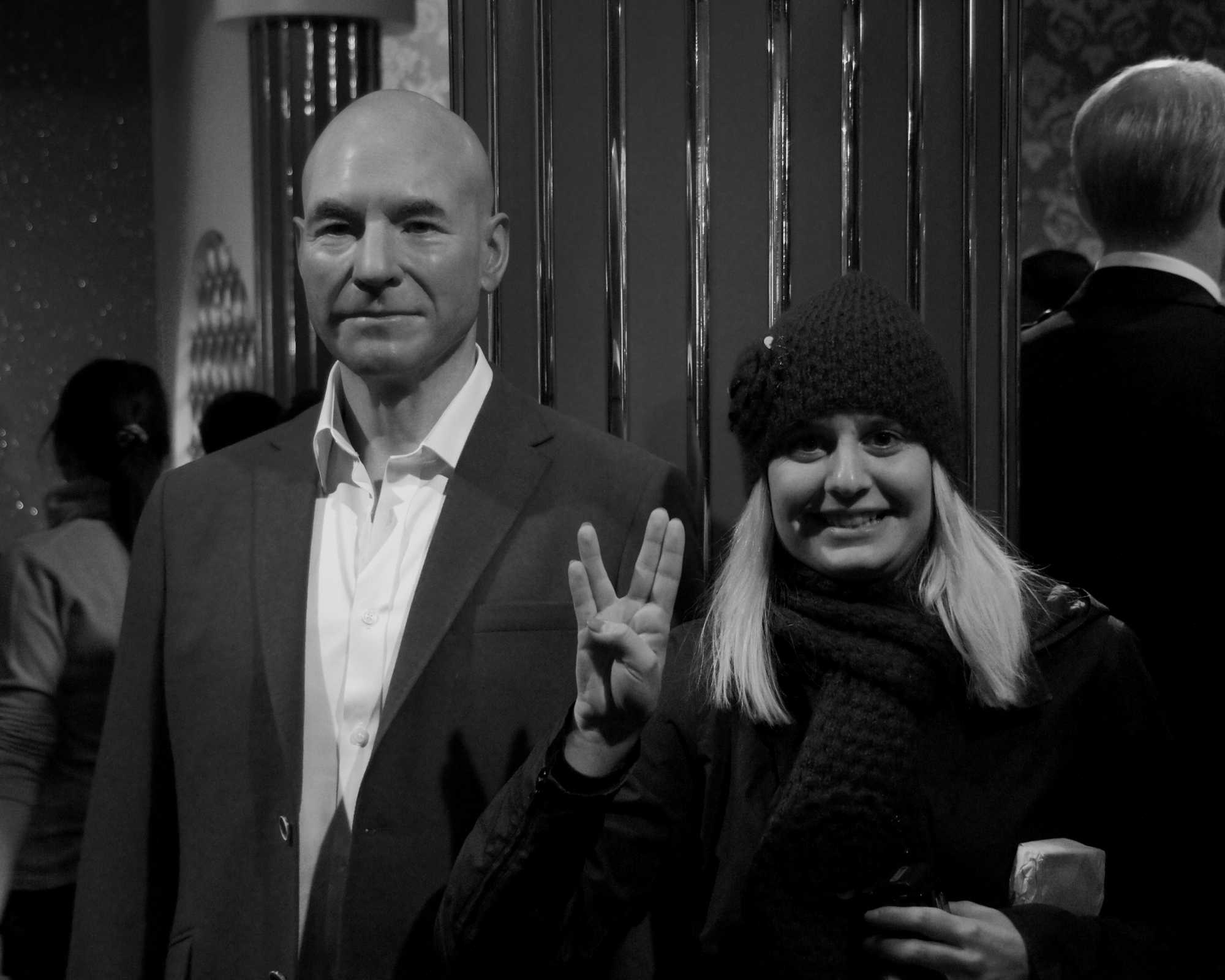 Lisa and Patrick Stewart