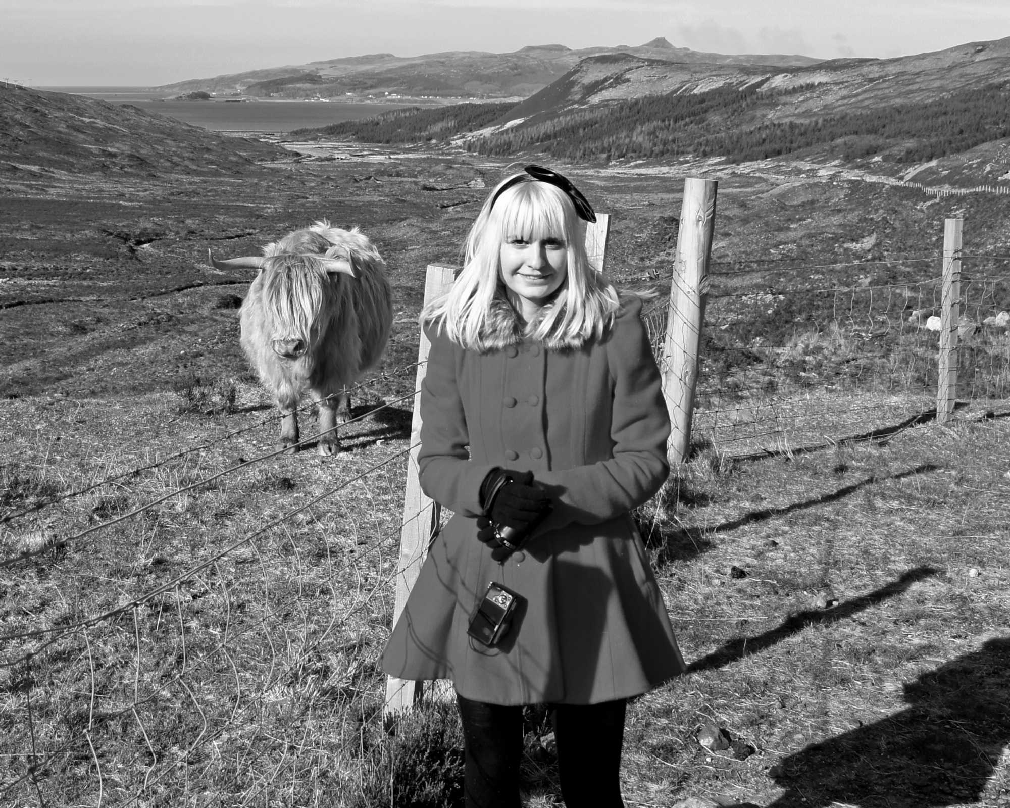 Lisa and the Highland Cattle