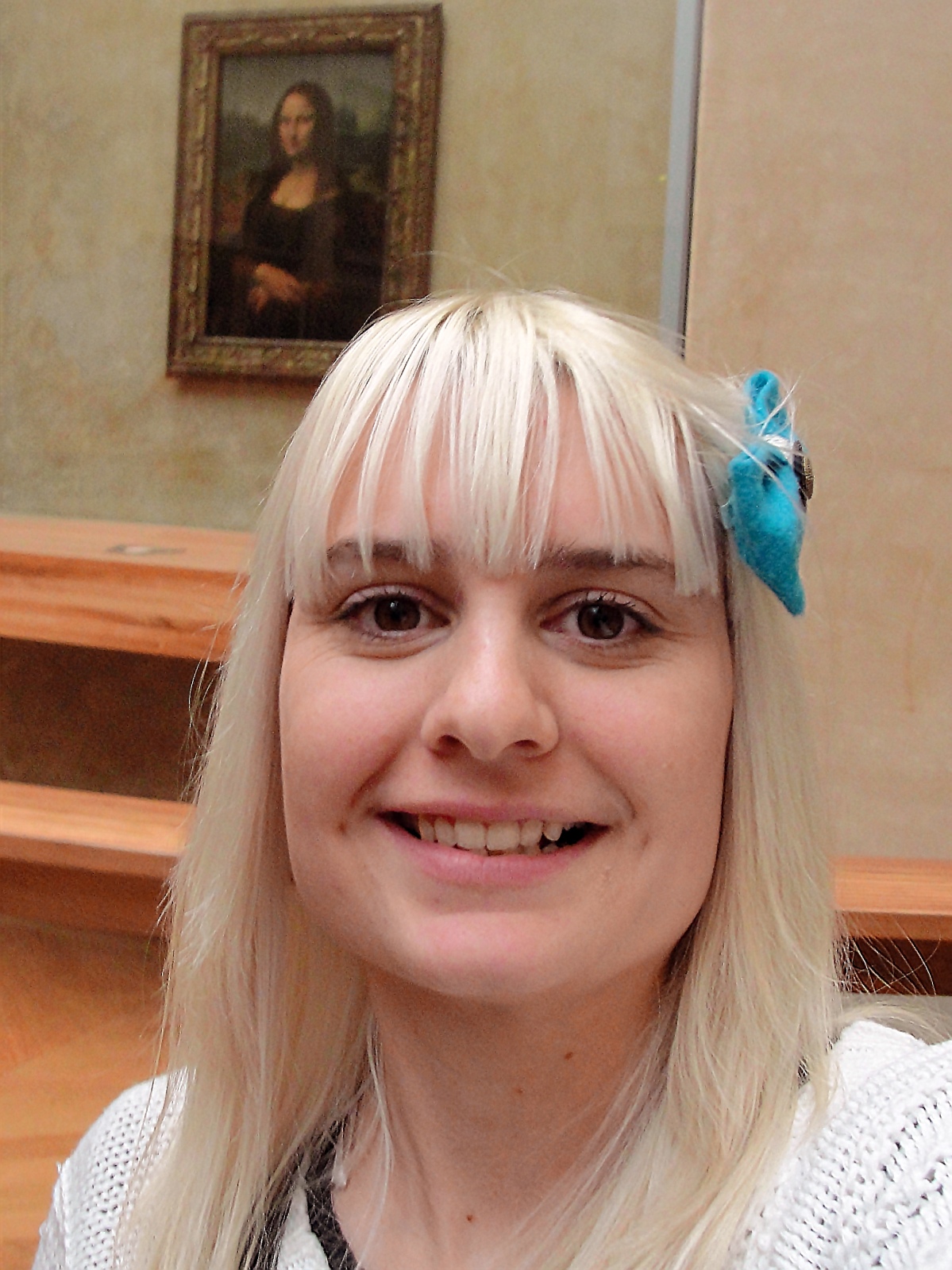Lisa and the Mona Lisa