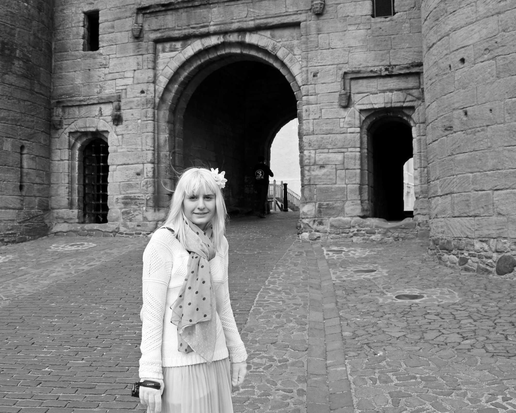 Lisa at Stirling Castle