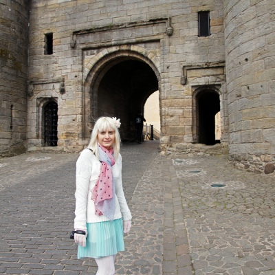 Lisa at Stirling Castle
