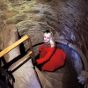 Lisa going down the Stairs