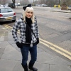 Lisa on the Side of the Street