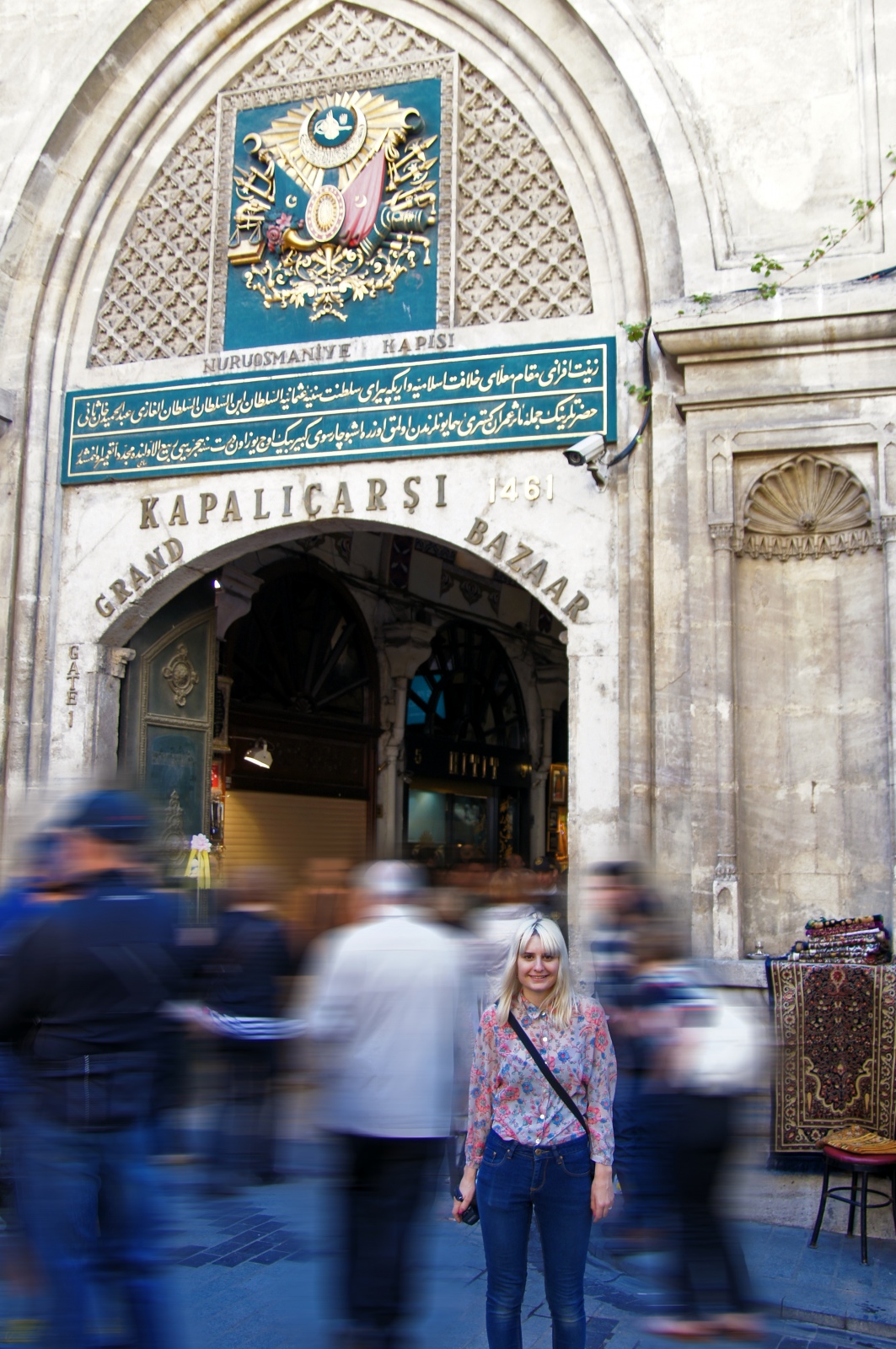 Lisa Outside The Grand Bazaar
