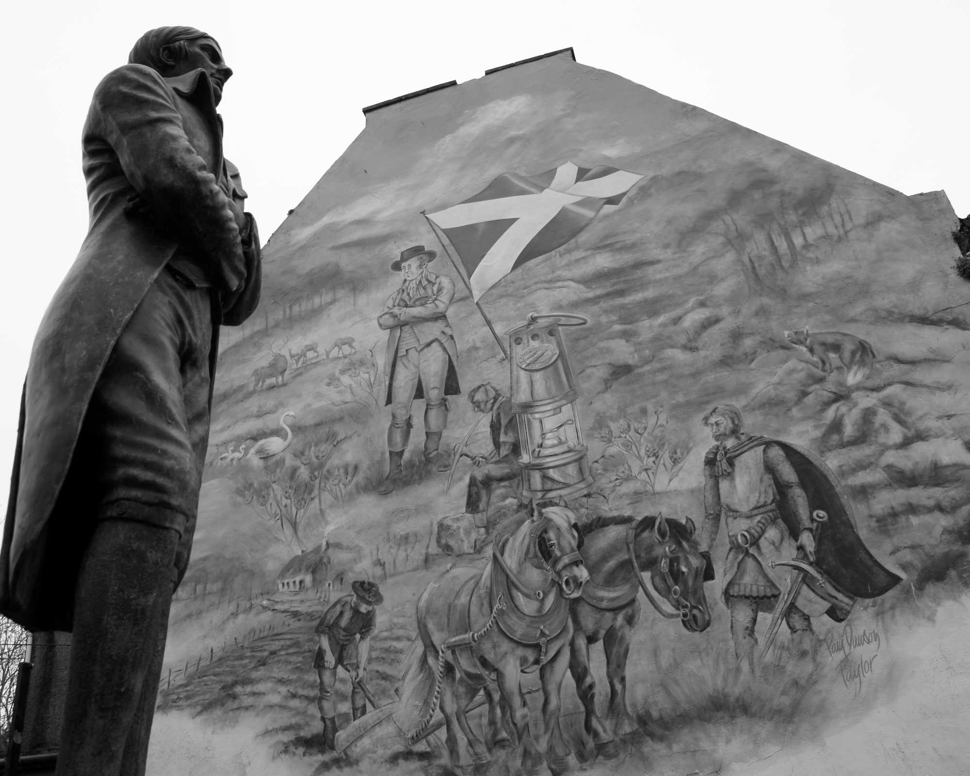 Mural in New Cumnock