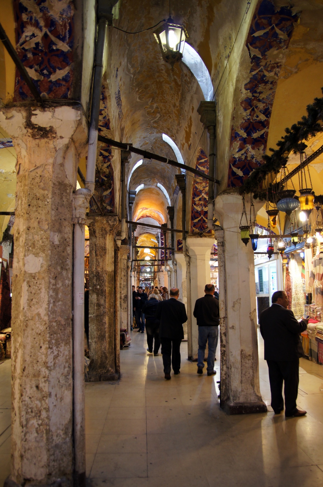 Columns Inside The Grand Bazaar