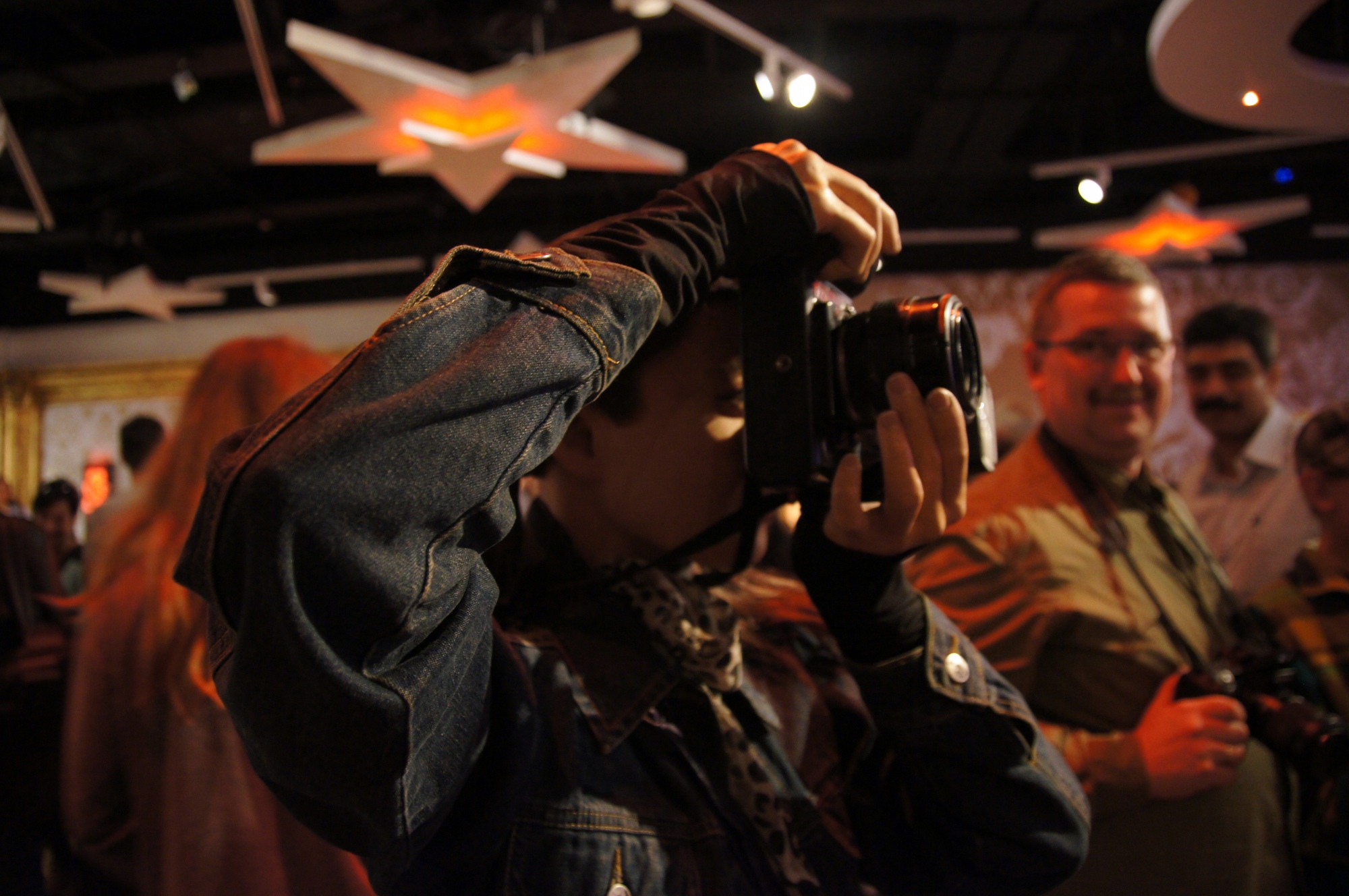Tourist Taking a Photo
