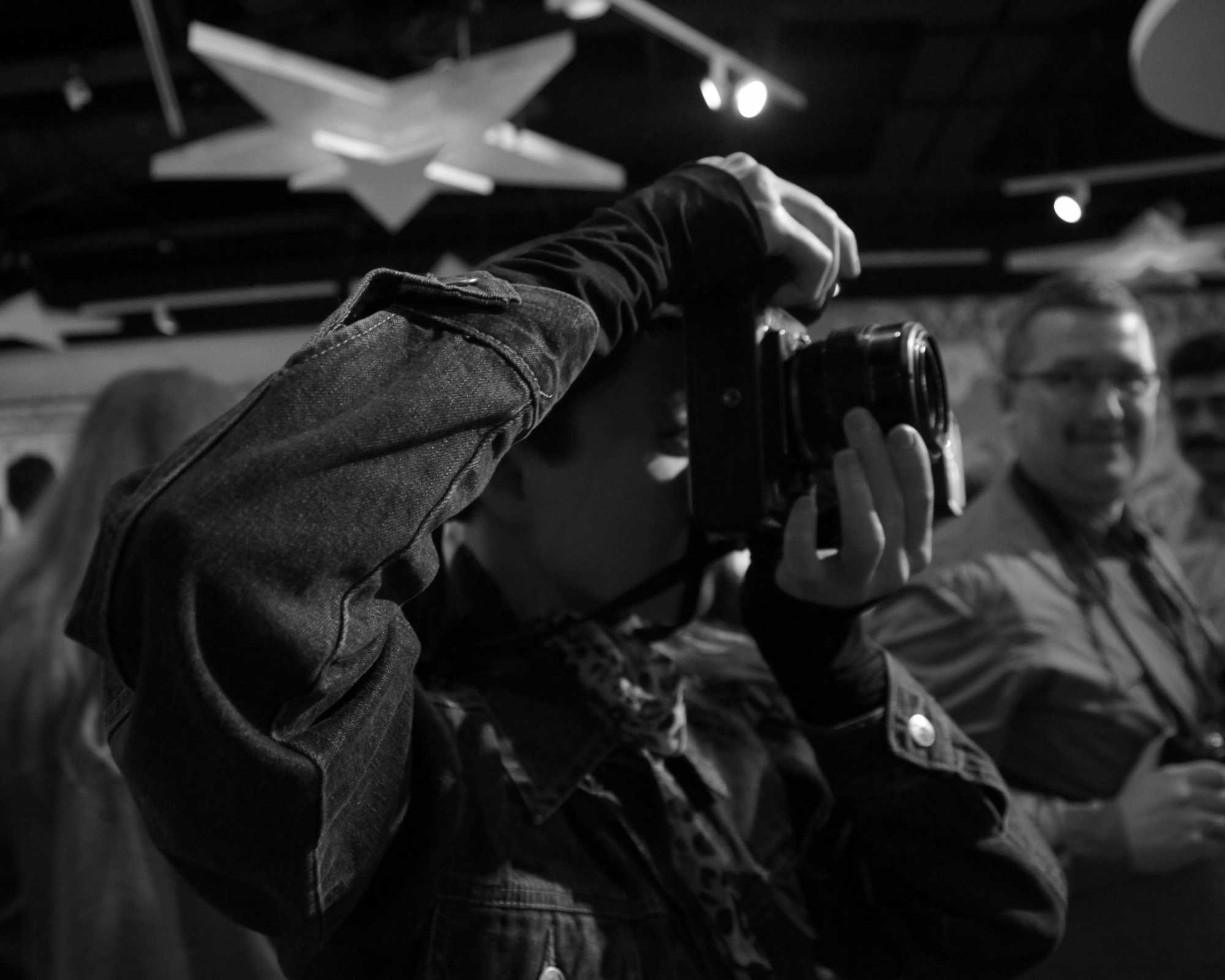 Tourist Taking a Photo